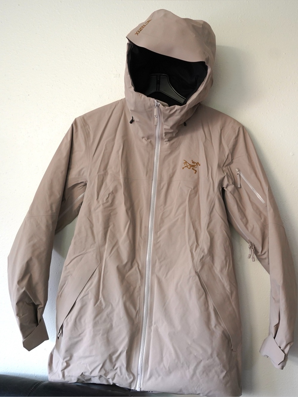 Arc'teryx Women’s Sz L Down Gore-Tex Parka Hoodie Recco Ski Jacket